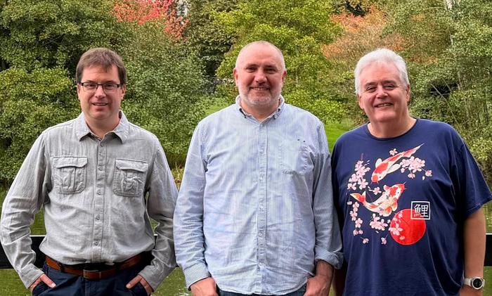 Prof Lewis, Dr Pantos and Prof James