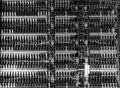 Historical Photo of the Interior of IBM/Univac Computer