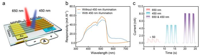 Figure | Photoelectric characteristics of the PMH-SPD.