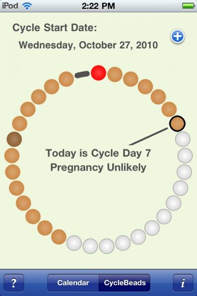 Screen Shot of iCycleBeads (1 of 2)
