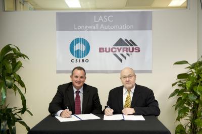 John Cassells, Bucyrus Australia, and Mike McWilliams, CSIRO Exploration & Mining