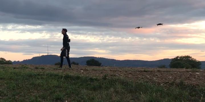 Drone Following Human