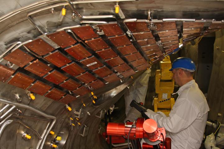 View Inside the Plasma Vessel