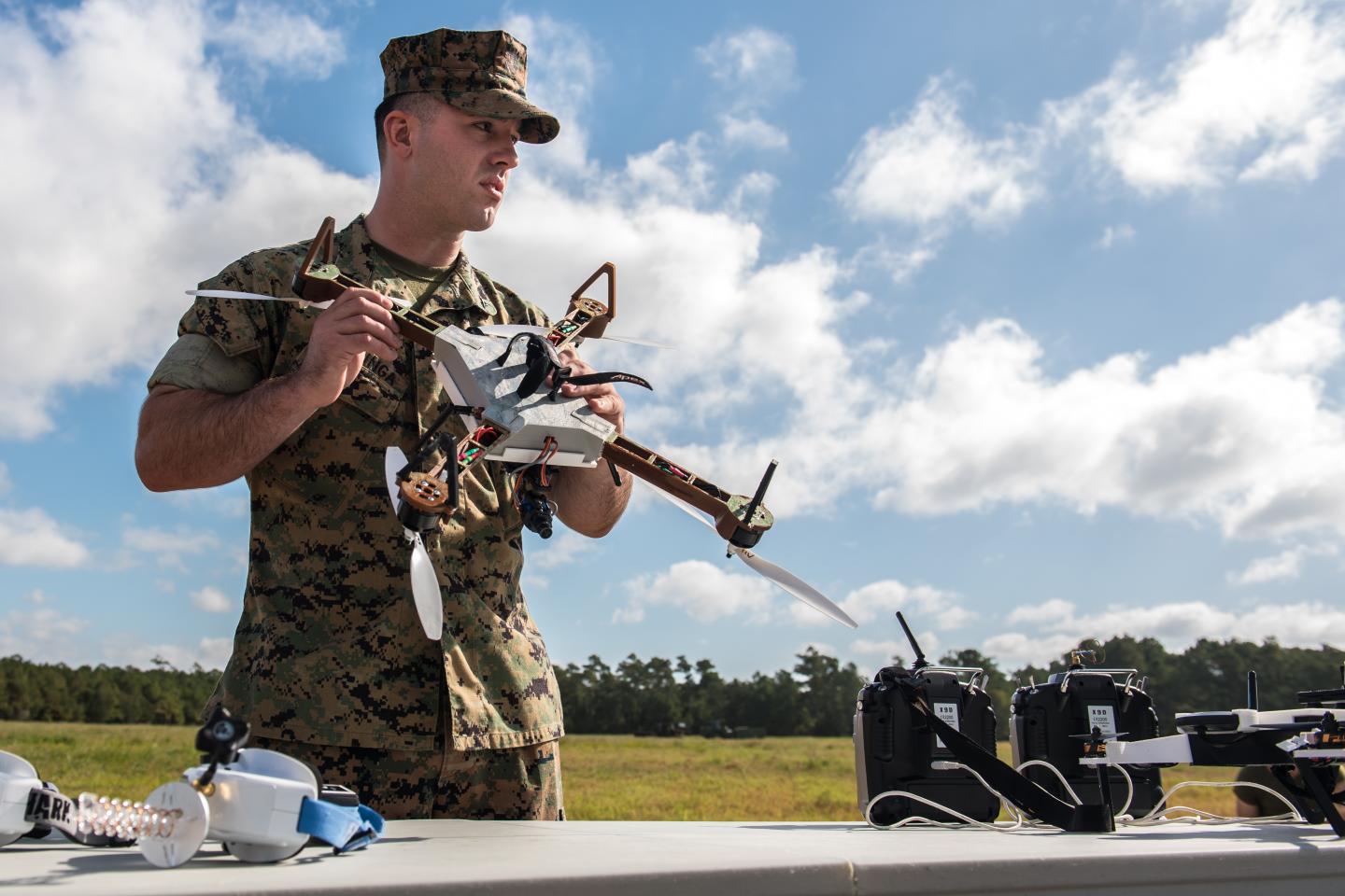 Army Helps Marines 3-D Print Drones in the field