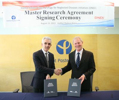 Dr. Michele LIUZZI, IP-K, and Dr. Robert DON, DNDi