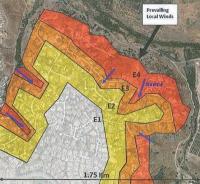 Ember Exposure Map Using the WUI Hazard Scale