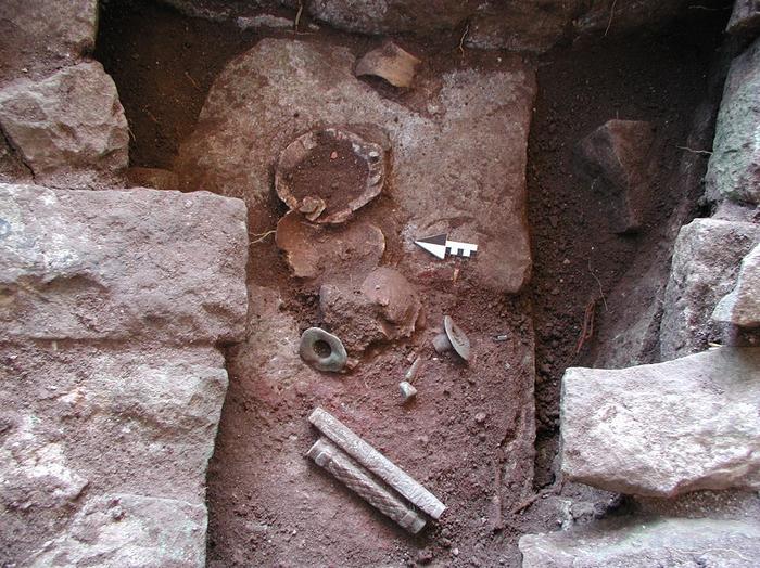 Burial 36-2000, one of the largest and most significant burials uncovered outside the Acropolis in Copán’s 130-year history of archaeological investigation