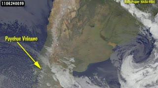 Chilean Caldera Still Emitting Ash