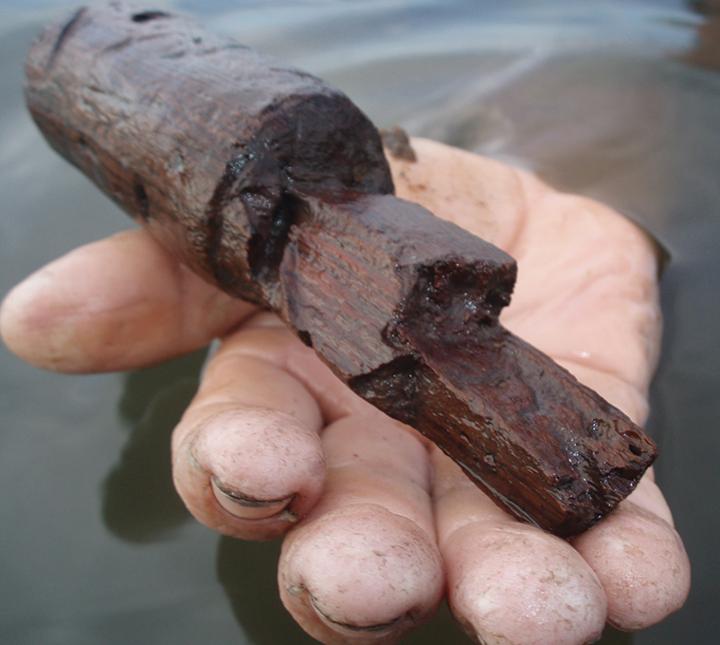 Rosewood Handle of Jadeite Tool