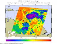 AIRS image of Maria