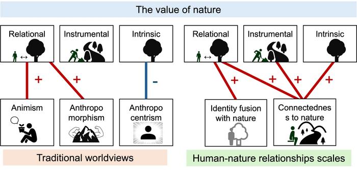 Three types of nature’s value and how they relate to worldviews and human-nature relationships