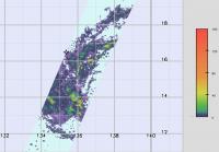 GPM Rain Rates in Kammuri