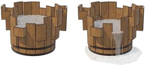 Terraced Liebig’s barrel