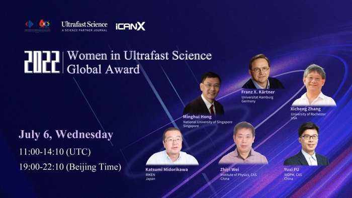 Women in Ultrafast Science Global Award 2022