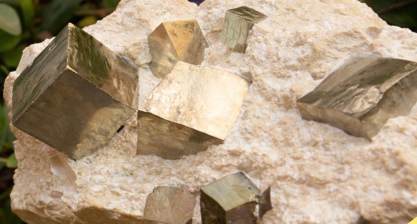 Natural Pyrite, Also Called 'Fool's Gold'