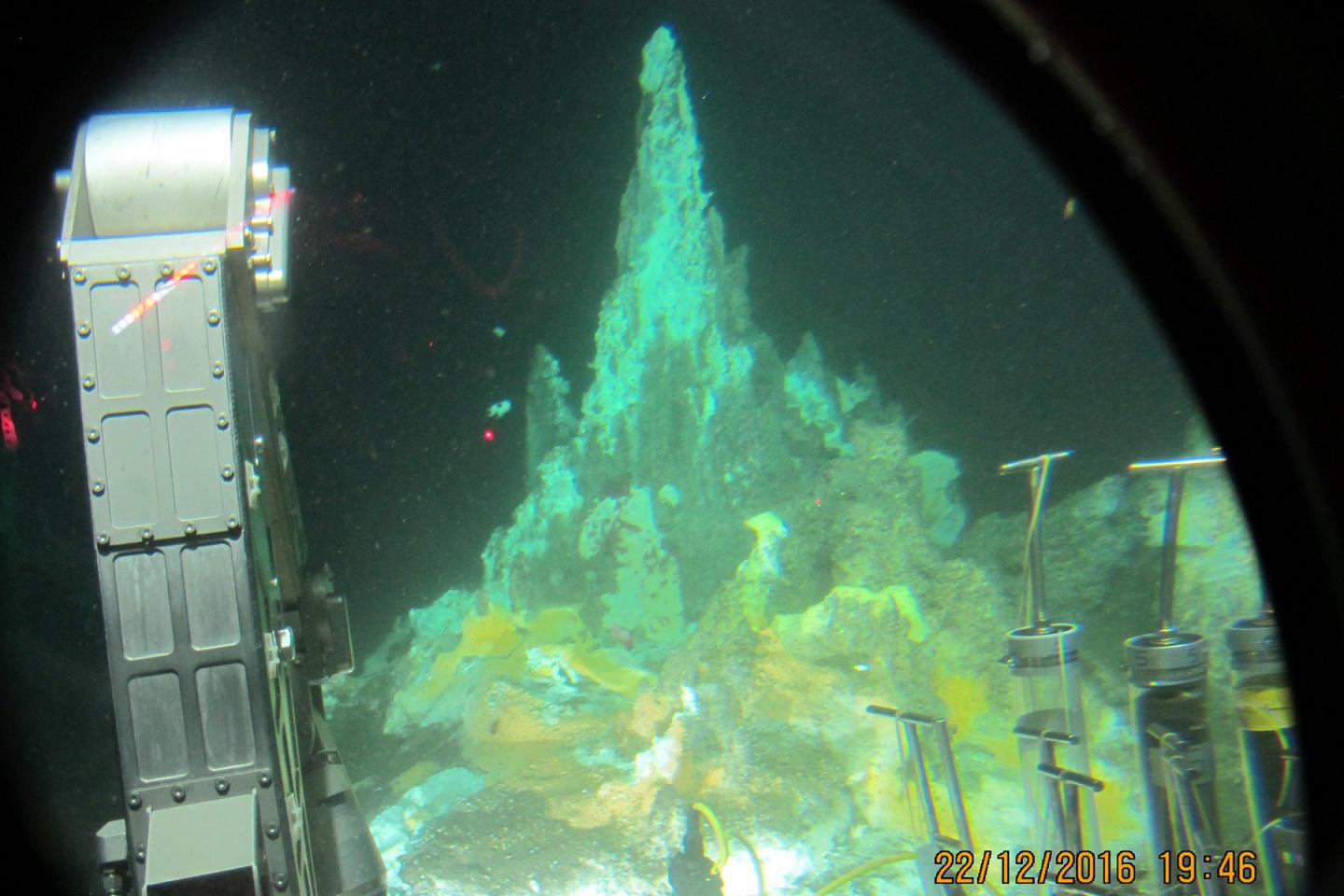 Hydrothermal mound in the Guaymas Basin