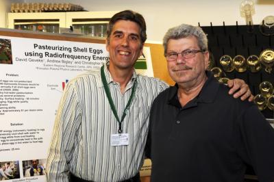 David Geveke and Andrew Bigley, US Department of Agriculture Wyndmoor Pennyslvania Research Center