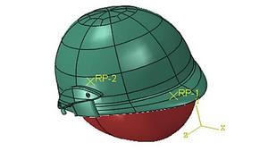 The researchers used computational simulations with precise models of helmet geometry and cranial structure to compare different helmet materials’ responses to impacts.