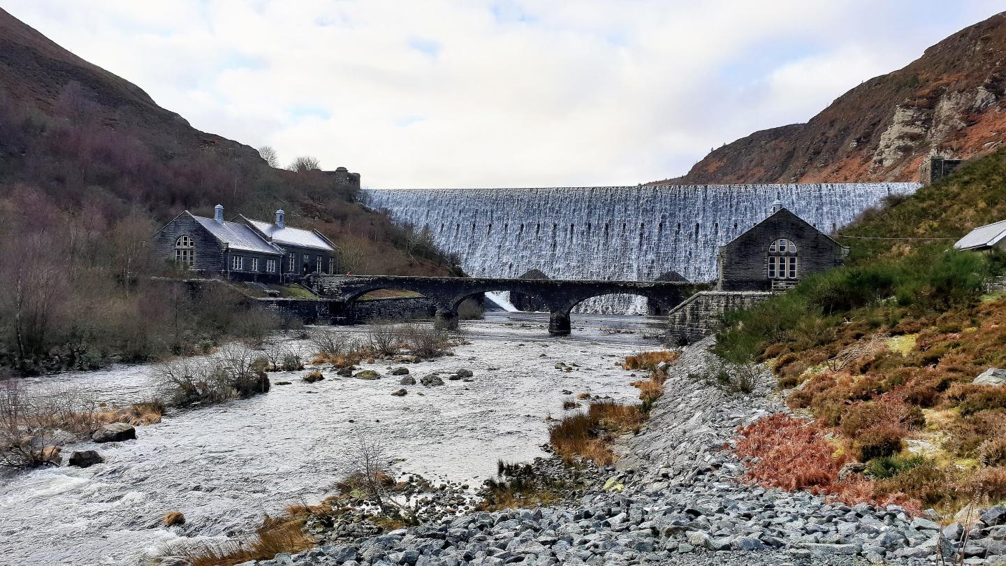 Caban Coch Dam, Elan Valley, Wales