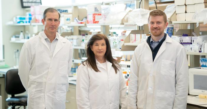 GeniPhys President and CEO Andy Eibling, founder and Chief Technology Officer Sherry Harbin, and Project Development Manager T.J. Puls