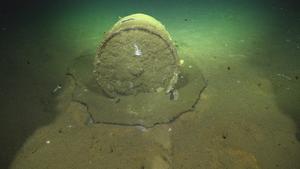 Barrel with exposed crust
