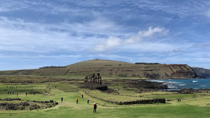 Moai stand tall