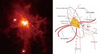 H-Alpha Image and a Sketch of the Nebula of NGC 6240