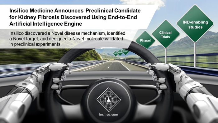 Insilico Medicine Announces the Preclinical Candidate for Kidney Fibrosis