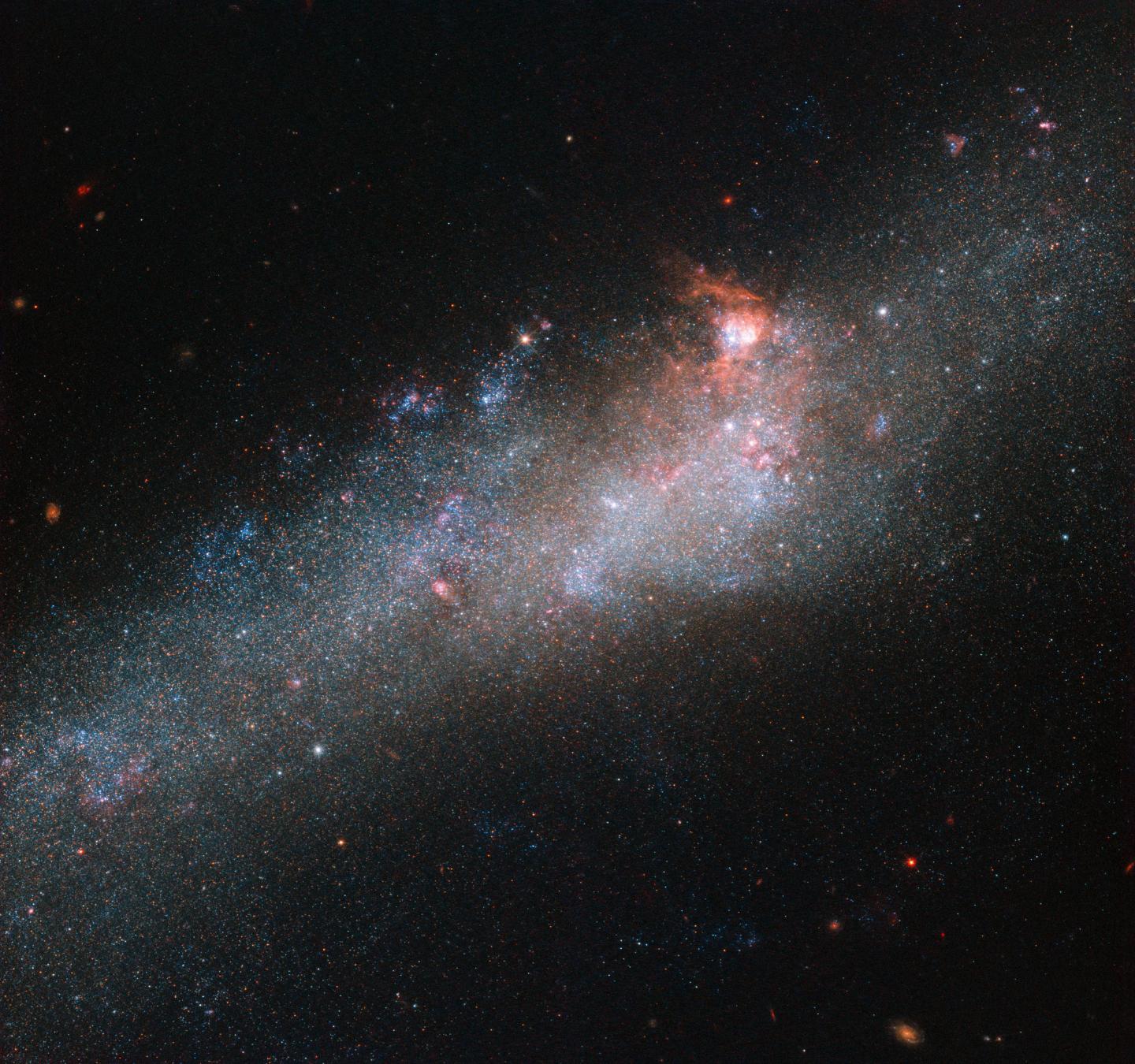 Hubble's Hockey Stick Galaxy