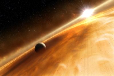 Dust Cloud Around the Star Fomalhaut