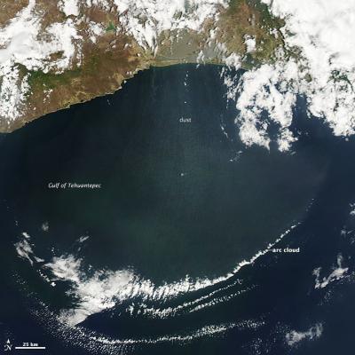 NASA Satellite Sees Tehuano Winds