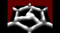 Self-assembled Nano-rotor Rotating in its 2-D Cage