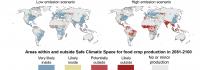 Comparion of high and low emission scenarios