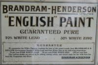 Old Lead Paint Signage