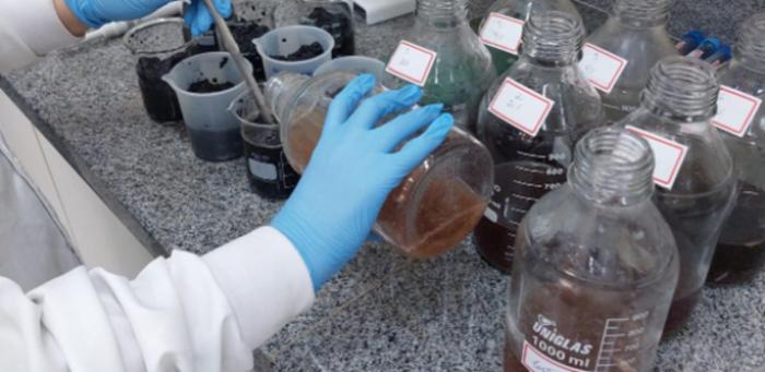 Small doses of caustic soda increase biogas production from banana waste