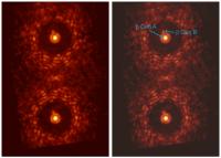 Double Image of the Star Beta Centauri