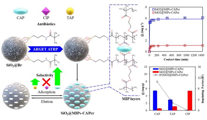 ARGET ATRP based surface-imprinted polymer-ordered mesoporous silica composites for selective chloramphenicol adsorption