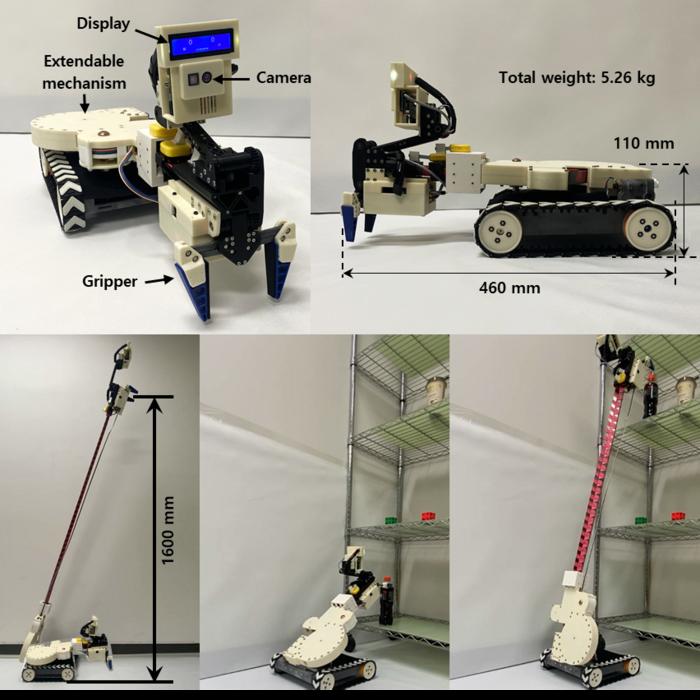Figure 6. A small mobile robot using the FoRoGated-Structure