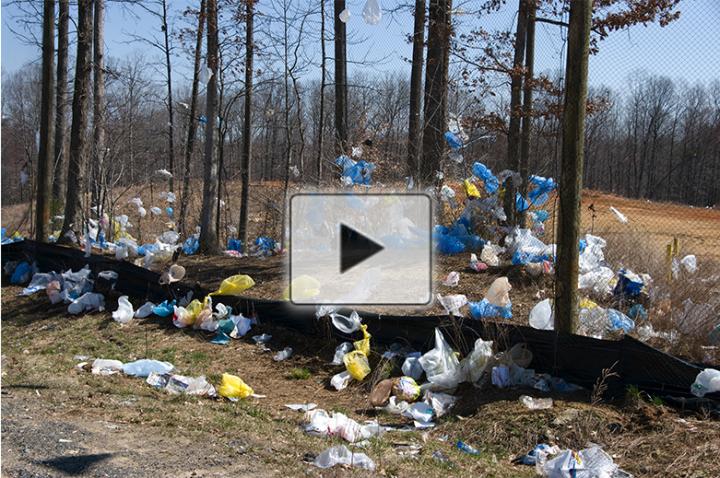Upcycling Plastic Bags Into Battery Parts (Video)