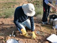 Fernando Tomás Maestre Gil Collecting Soil