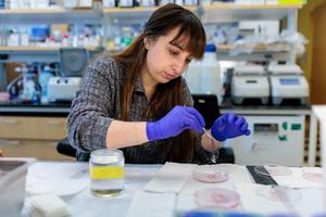 Maggie Clevenger, a staff scientist the University of Chicago Pritzker School of Molecular Engineering