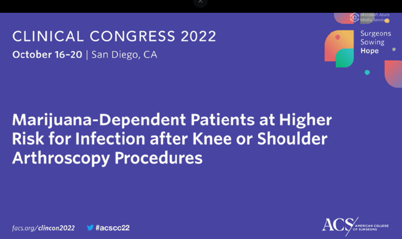 Knee and Shoulder Arthroscopy Video