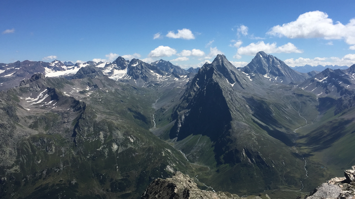 View of the Swiss Alps