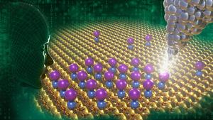 AI guides an ultra-sharp microscope tip