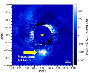 Image of AB Aur in H-alpha