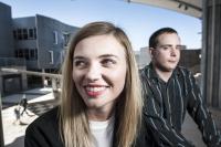 Katie Prowd and Dr Darryl Woodford