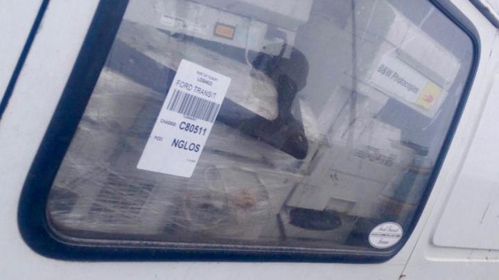 Vehicle Packed with Used Electronics Arriving in Lagos
