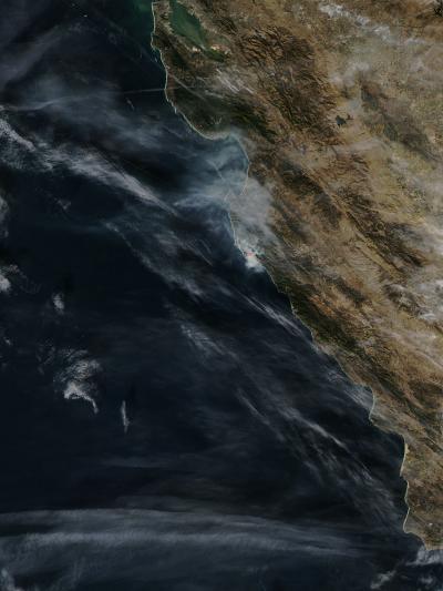 Pfeiffer Fire near Big Sur, Calif.
