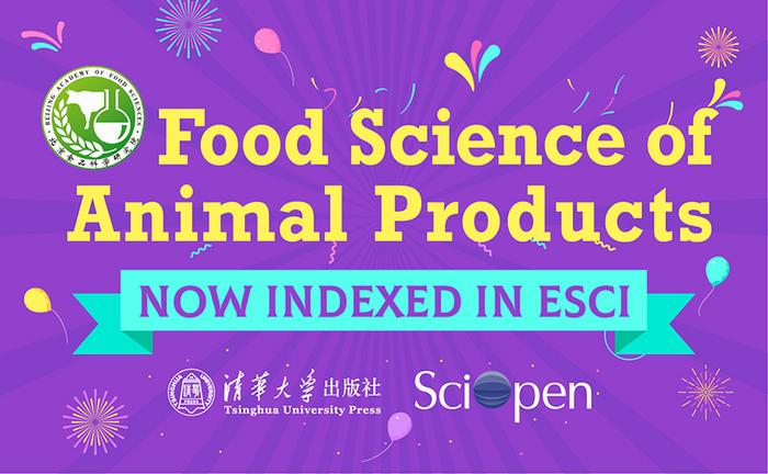 Food Science of Animal Products has been officially included in the Emerging Sources Citation Index (ESCI) by Web of Science