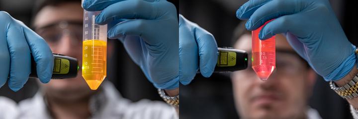 DNA-Dye Color Change